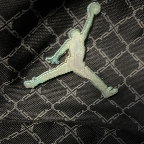 Jordan Black Patterned Backpack - Picture 2 of 6